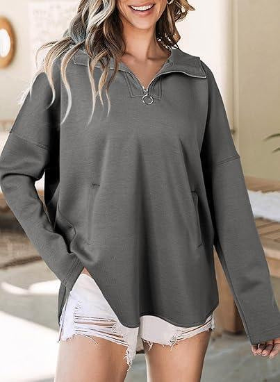 Comfy Hoodie Zip Sweater