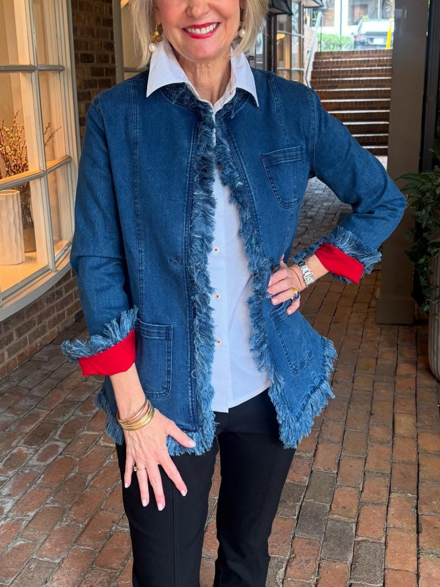 Fringed Denim Jacket