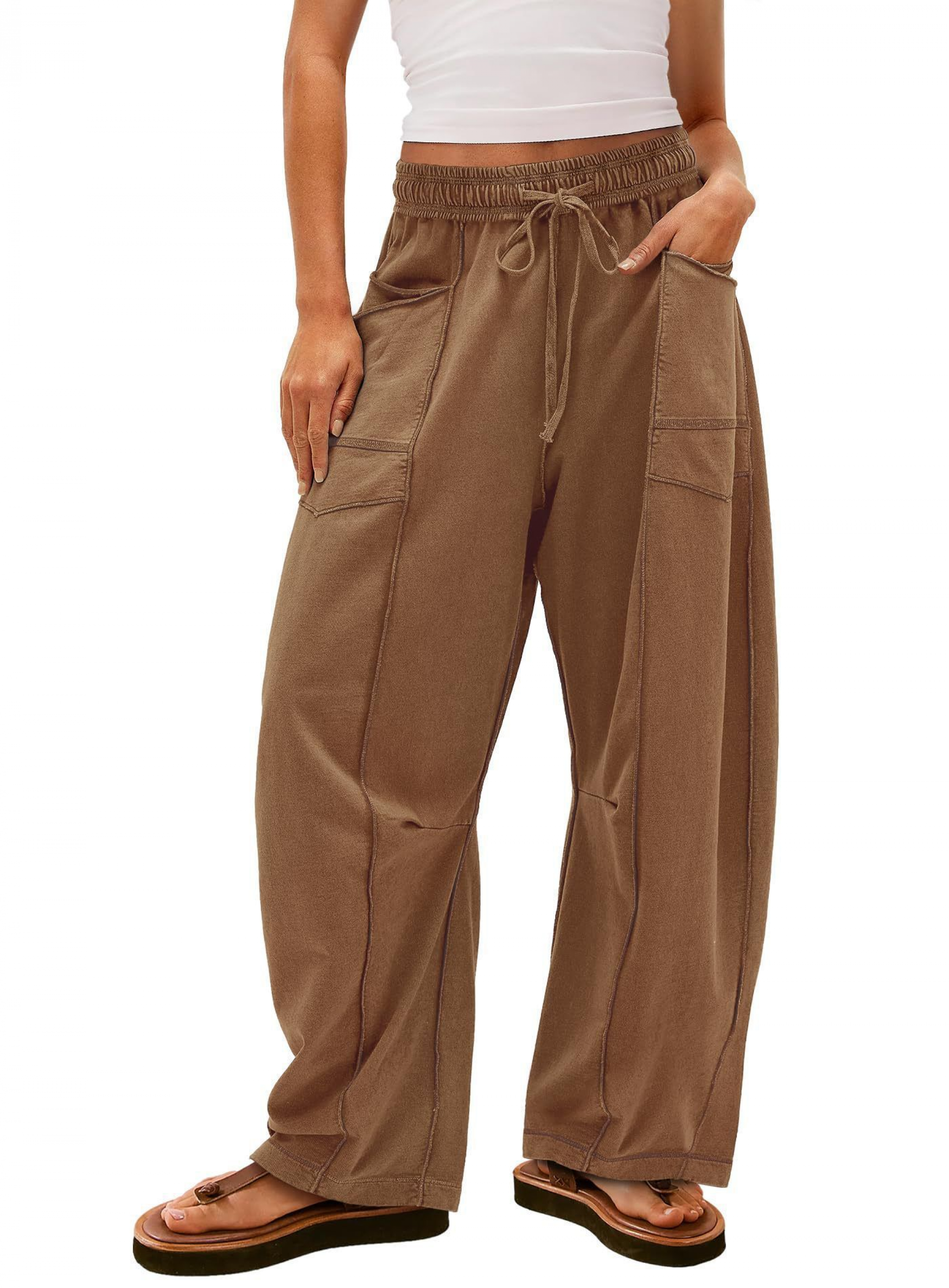 Lounge Drawstring Sweatpants with Pockets