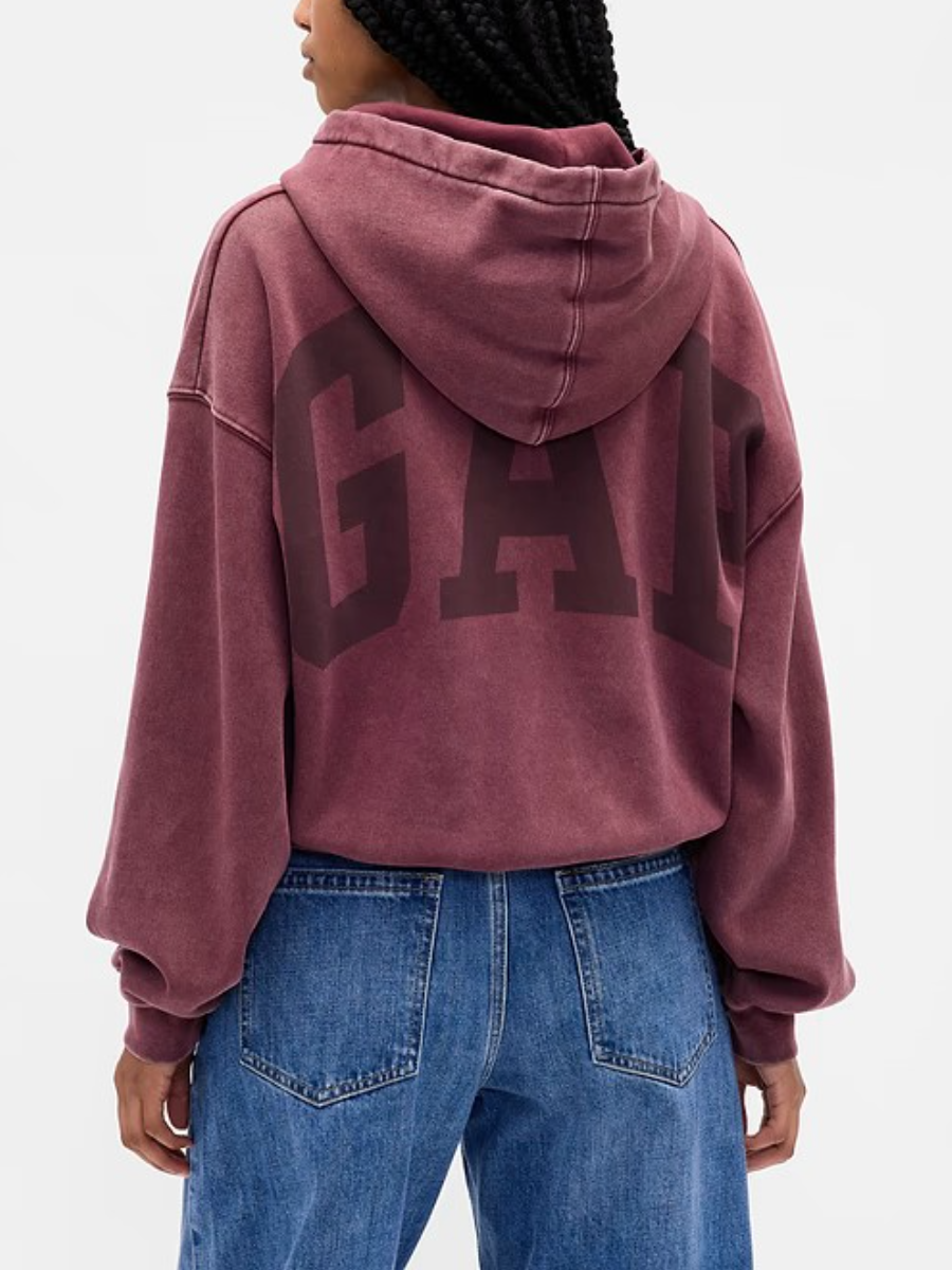 Vintage Soft Crop Hoodie