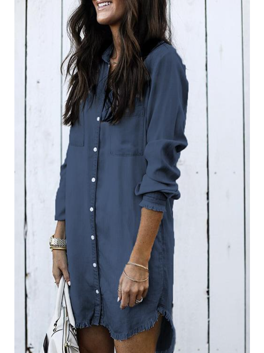 Women's Denim Shirt Dress