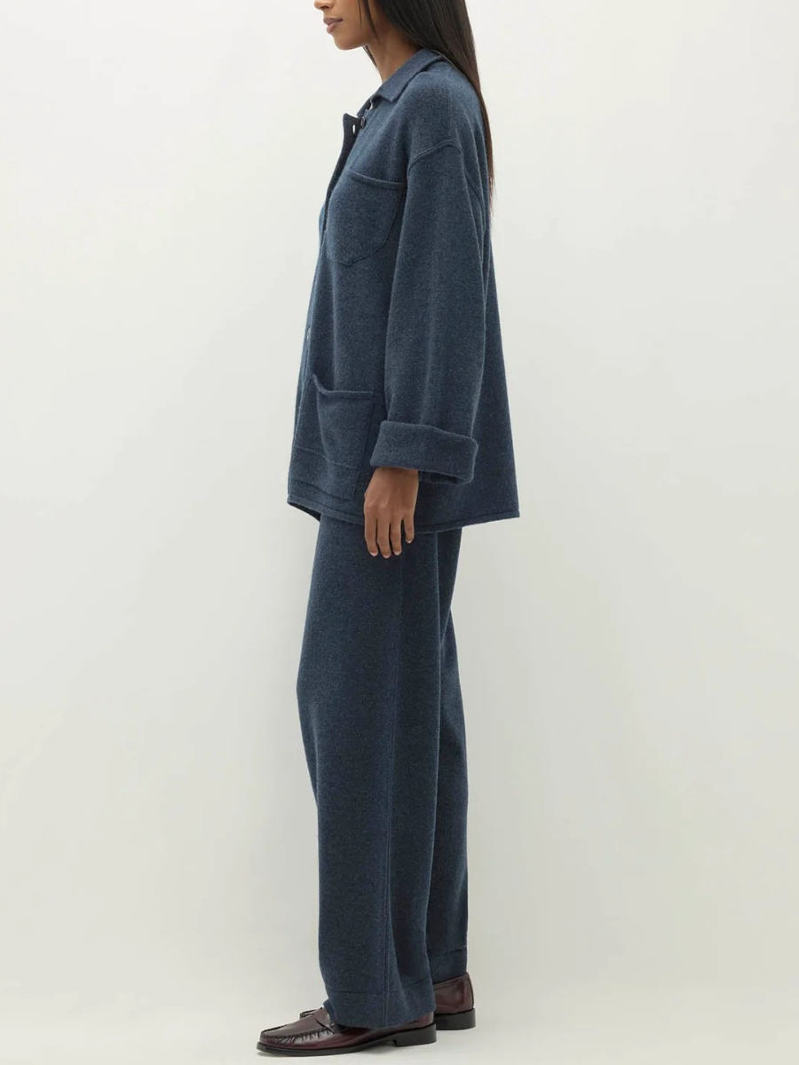 Denim Cashmere Chore Set