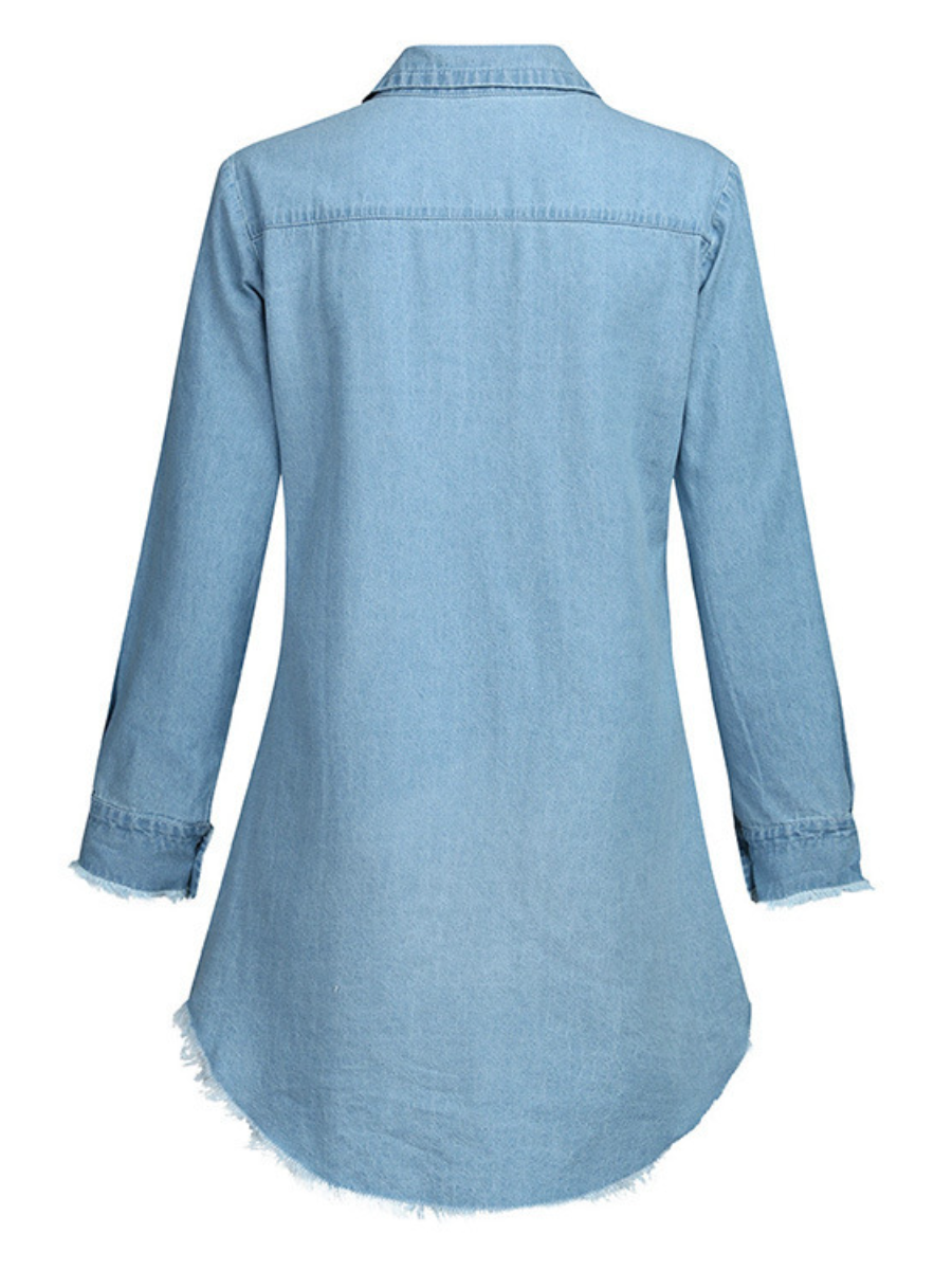 Women's Denim Shirt Dress