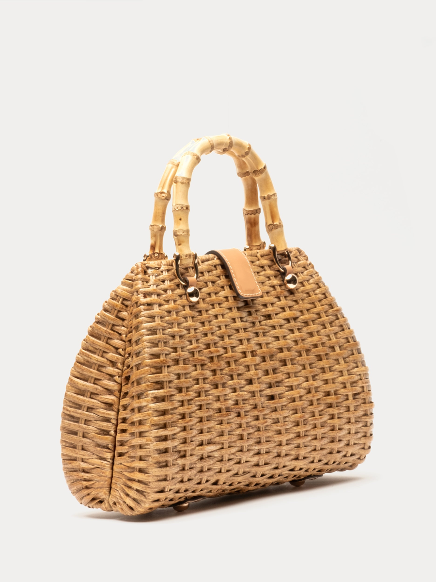 Rooster Wicker Basket