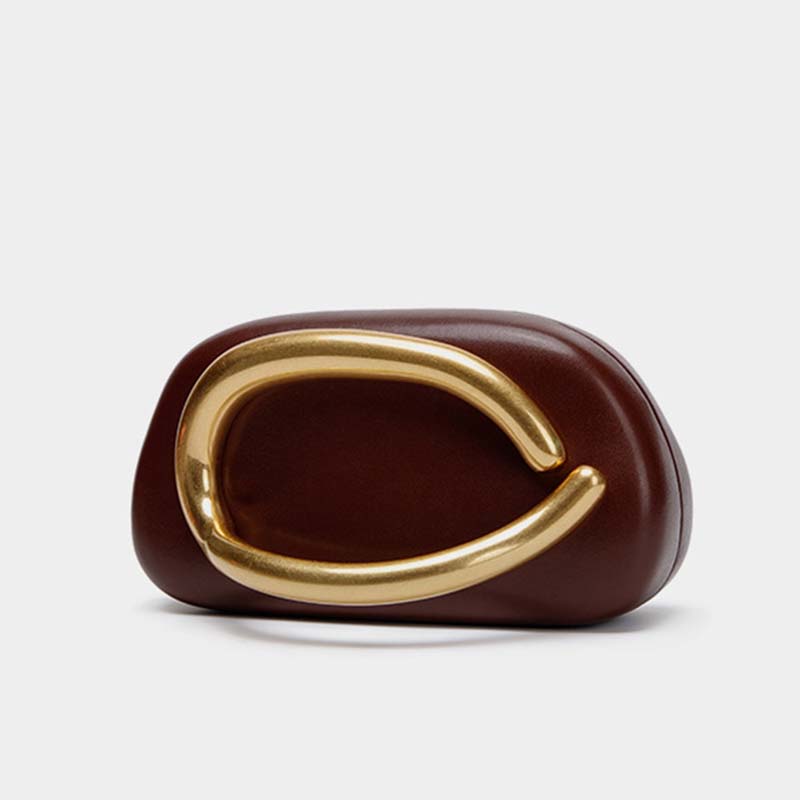 Vintage Metal Kipper Chain Crossbody Bag