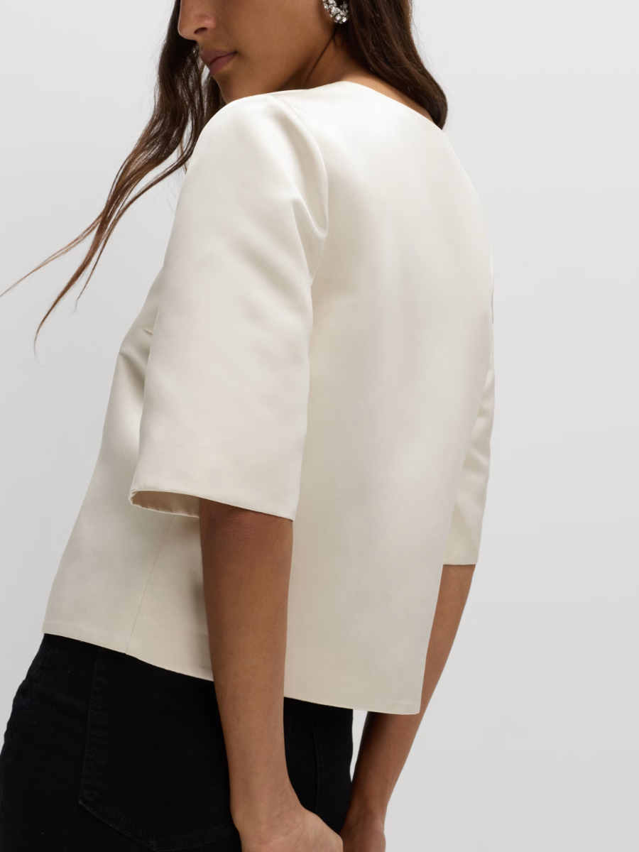 Bow Detail Top