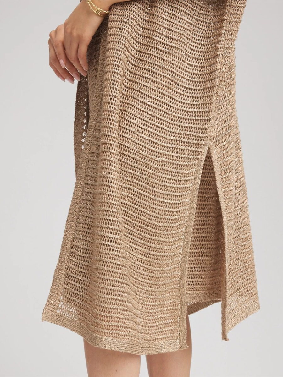 Crochet-Knit Sequins Set