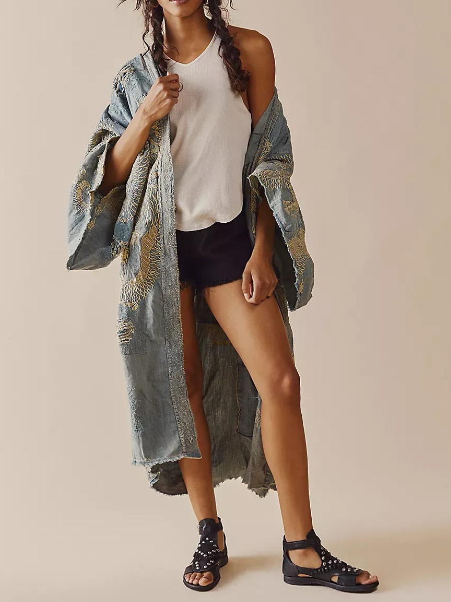 Magnolia Pearl Denim Kimono