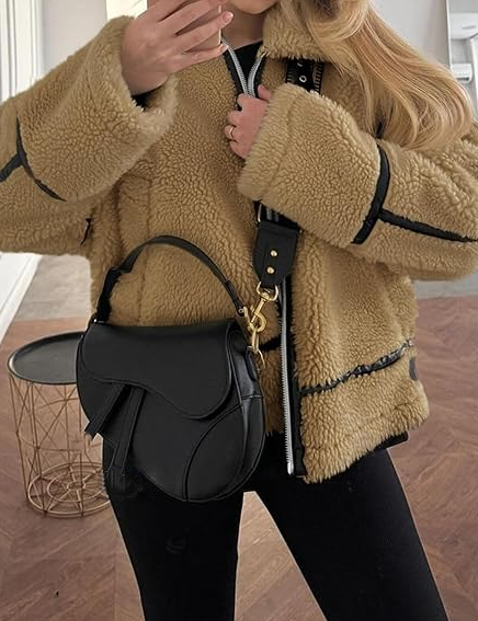 Warm Faux Leather Jacket