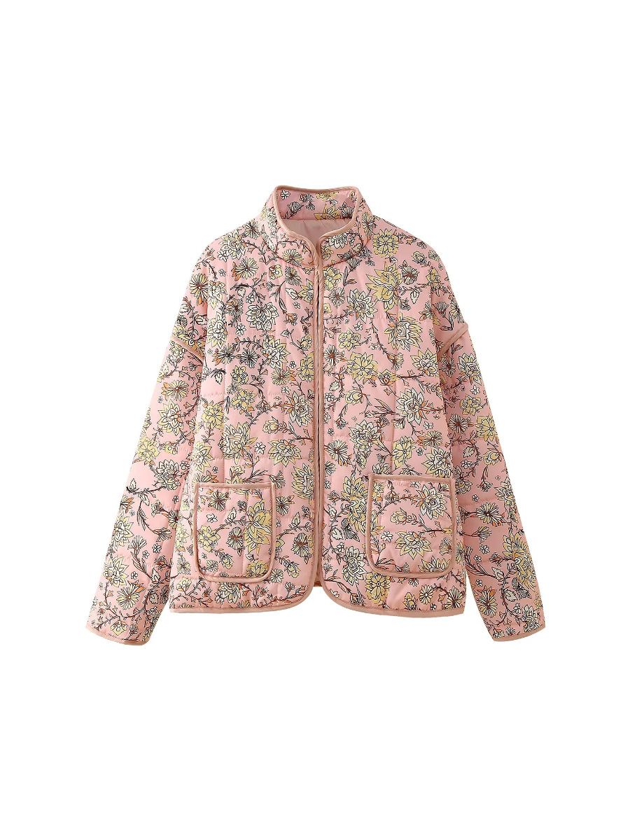 Women's Cropped Puffer Quilted Jacket