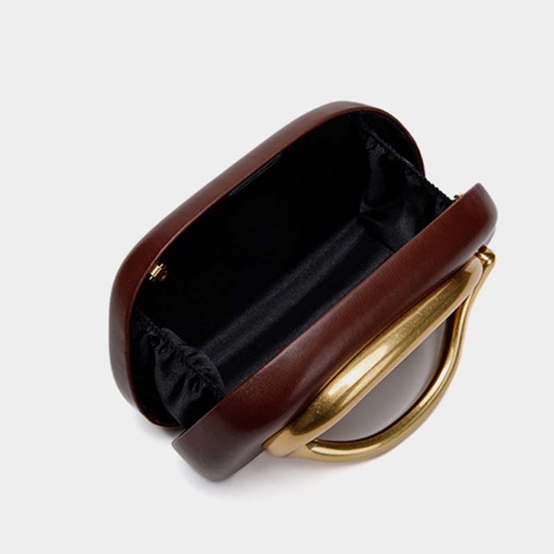 Vintage Metal Kipper Chain Crossbody Bag