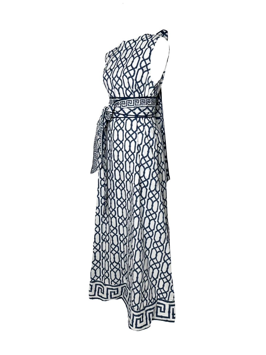 Navy Bamboo Maxi Dress