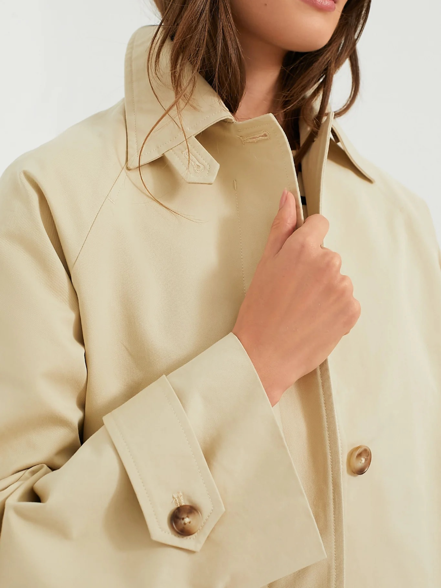 Drew Short Trench Coat