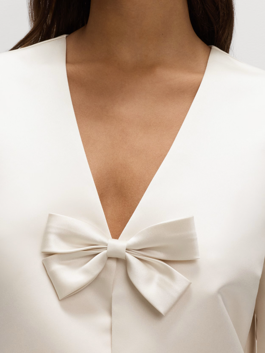 Bow Detail Top