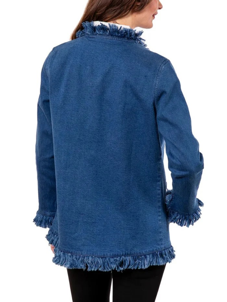Fringed Denim Jacket