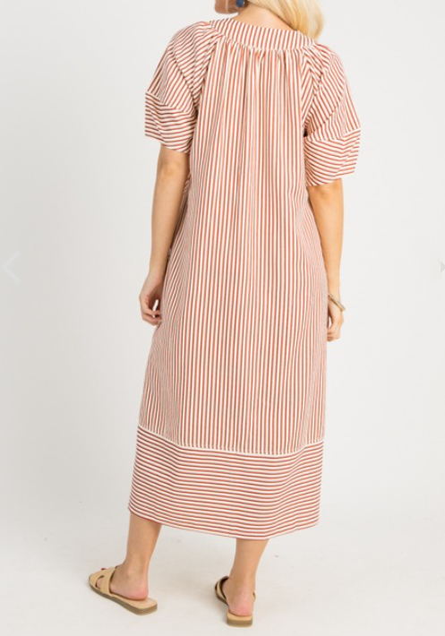 Comfy Striped Loose Dress