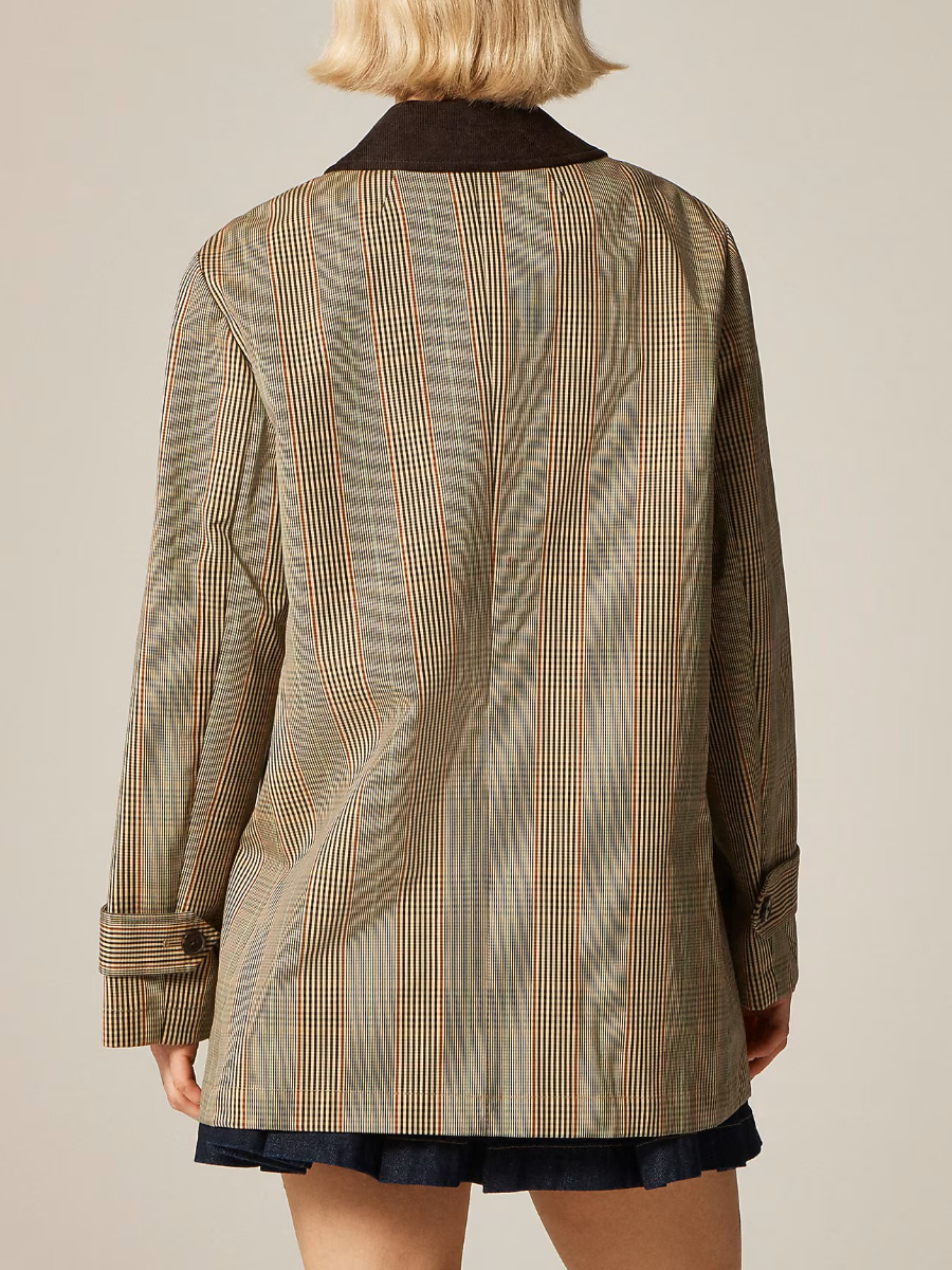 Barn Jacket In Plaid Double