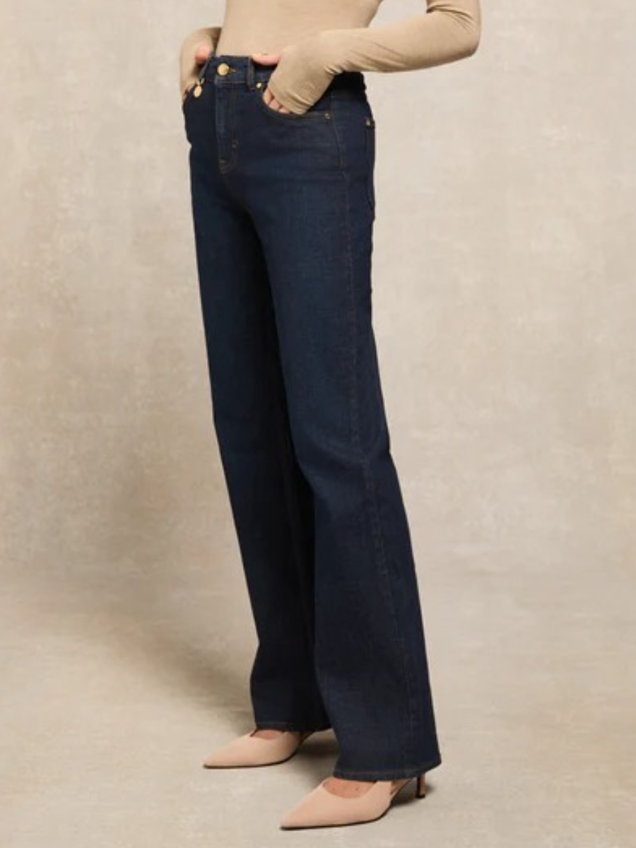 Classic High Rise Straight Jeans