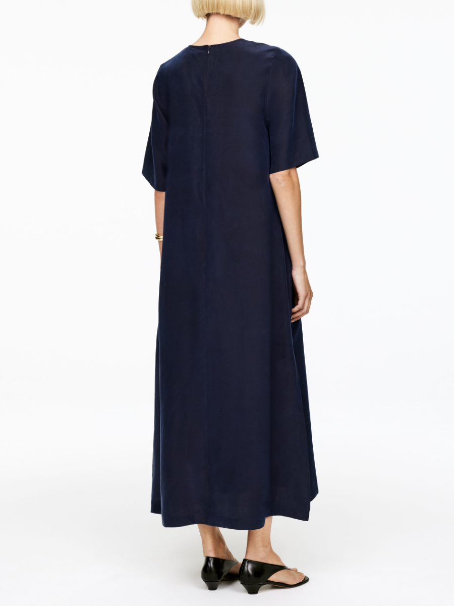 Minimalist Silk Shift Dress