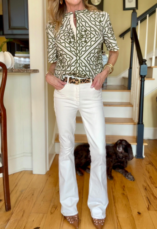 Embroidered Simple Blouse
