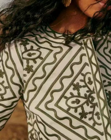 Embroidered Simple Blouse