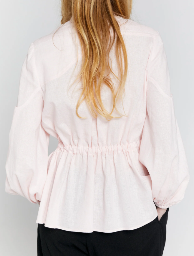 Breezy Loose Blouse With Pockets