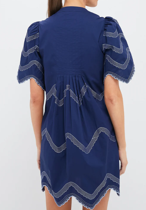 Adorable Navy Short Dress