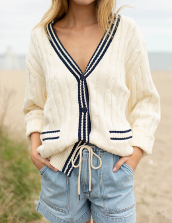 The Classy Stripe Cardigan