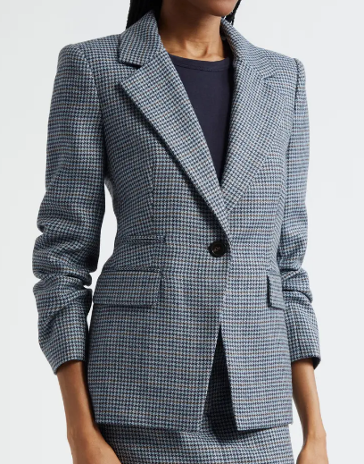 Chic Blazer With Removable Hoodie