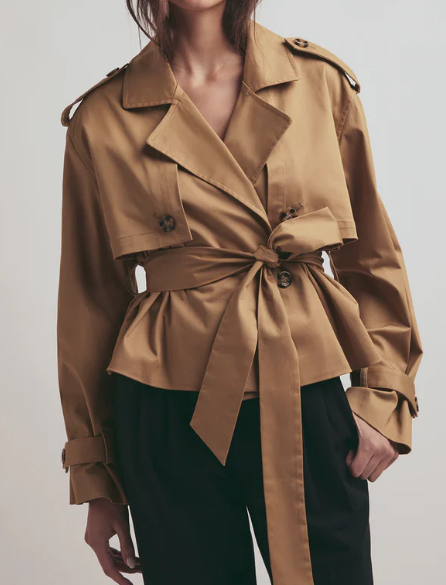 Chill Fall Short Trench Coat