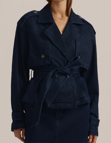 Chill Fall Short Trench Coat