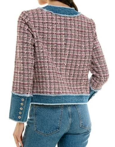 Fab Denim Tweed Jacket