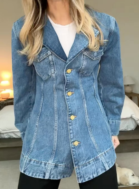 Chill Tight Waist Denim Jacket