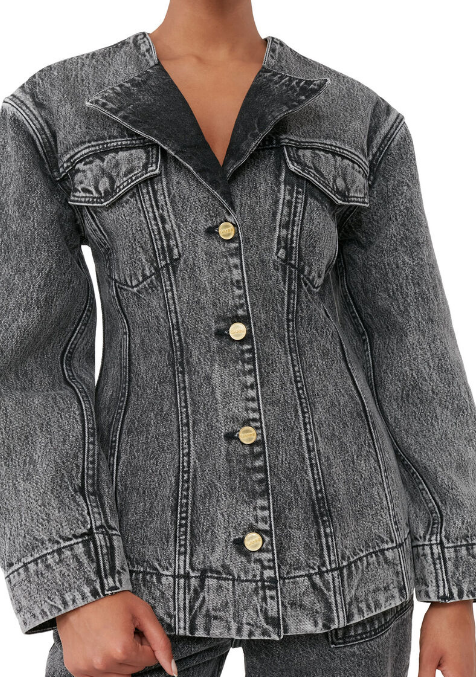 Chill Tight Waist Denim Jacket