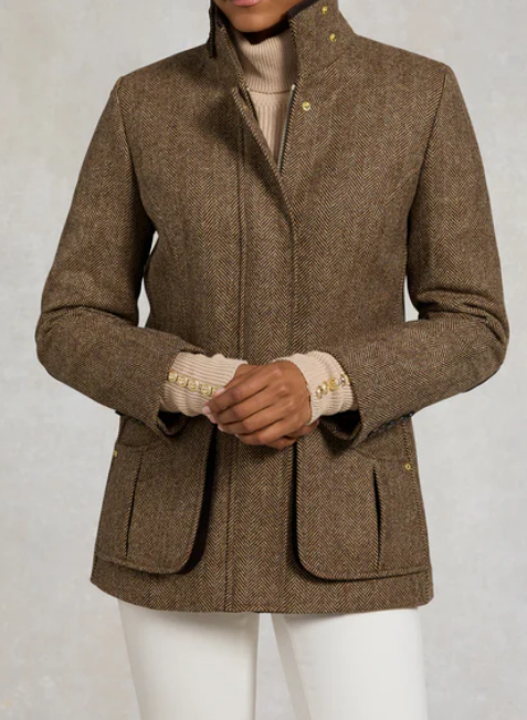 Chill Fishbone Tweed Jacket