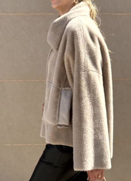 Chic Plush Warm Coat