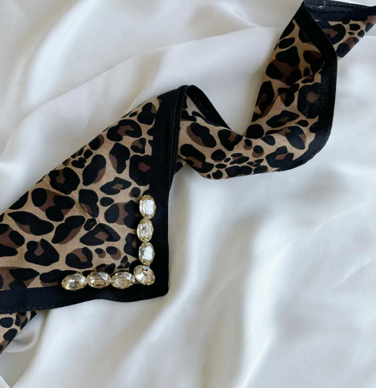 Dazzle Leopard Scarf