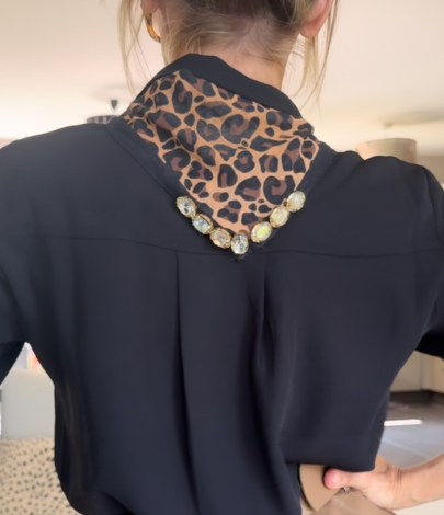Dazzle Leopard Scarf
