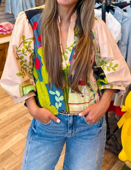Fancy Floral Blouse