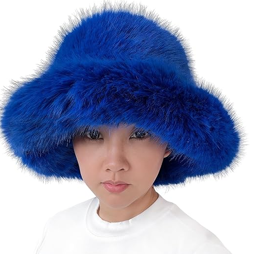Warm Faux Fur Bucket Hat