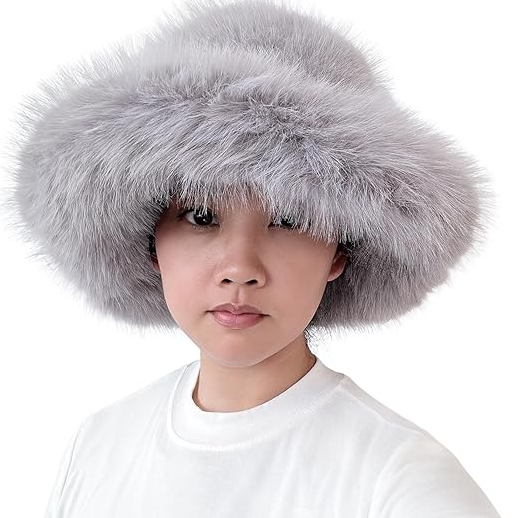 Warm Faux Fur Bucket Hat