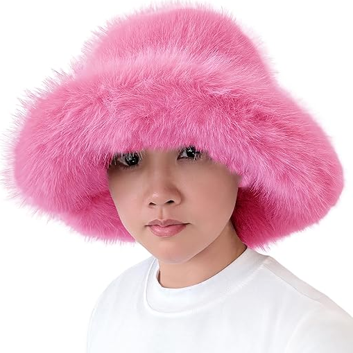 Warm Faux Fur Bucket Hat