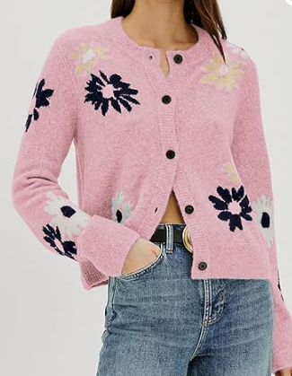 Adorable Floral Cardigan
