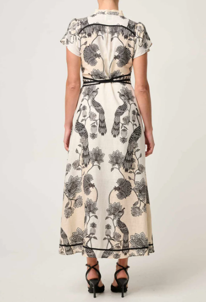 Divine Printed Midi Dress