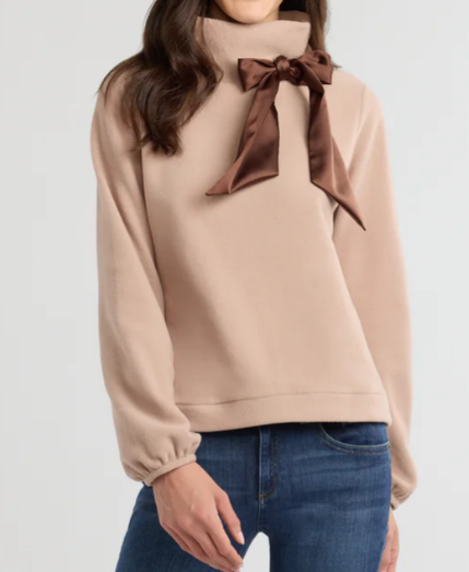 Elegant Adjustable Bow Blouse