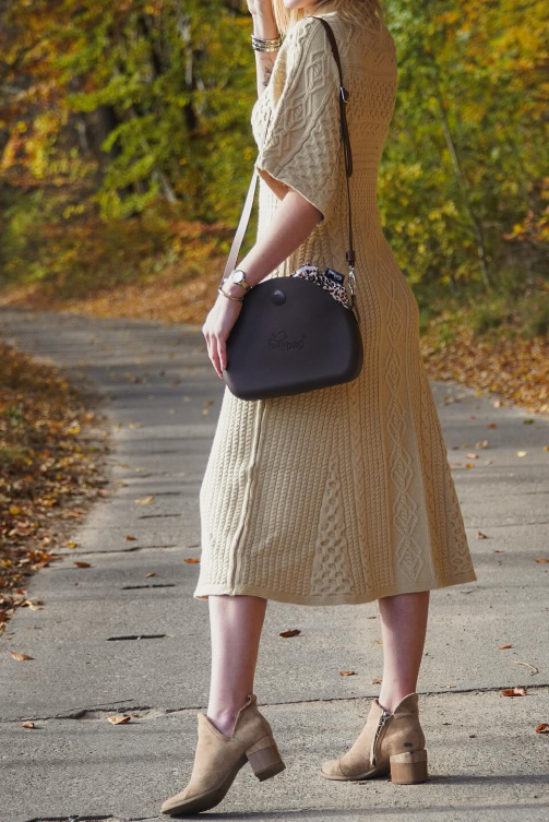 Demure Knit Midi Dress