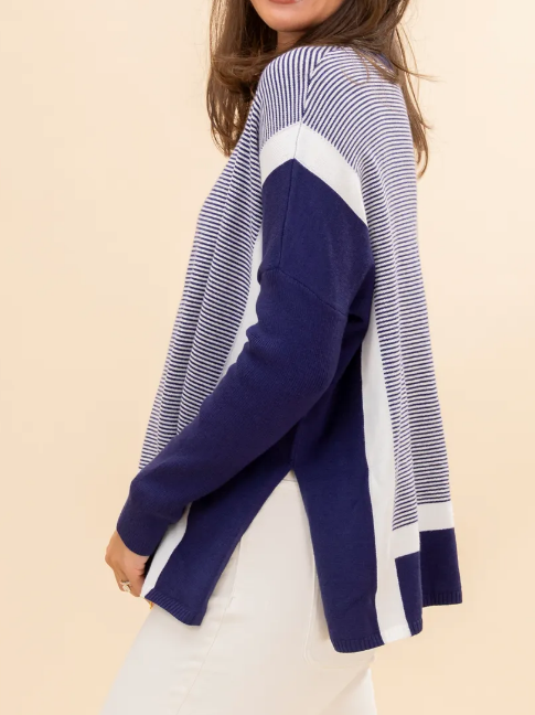 Pinstripe Comfy Sweater