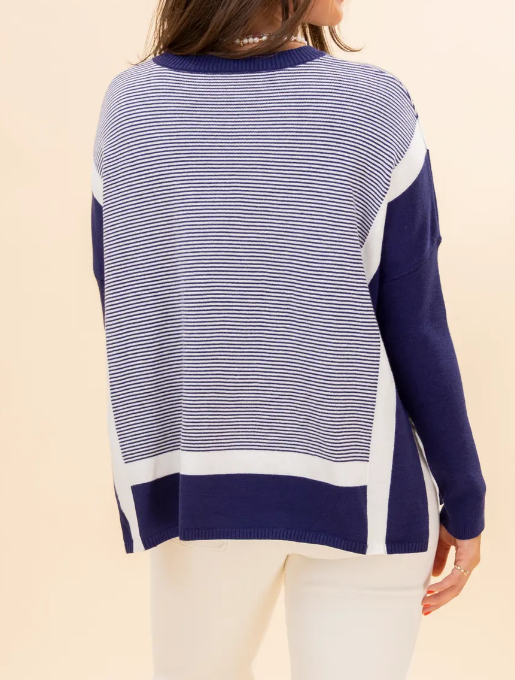 Pinstripe Comfy Sweater