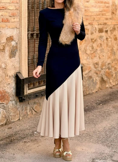 Demure Flattering Dress