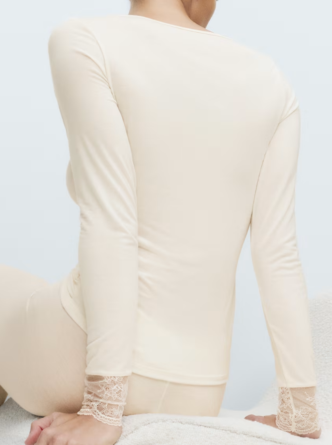 Comfy Stretchy Lace Sweater